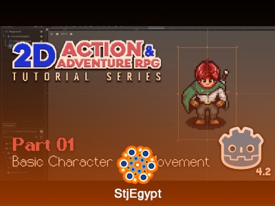 Make a 2D Action & Adventure RPG in Godot 4 – Complete Series