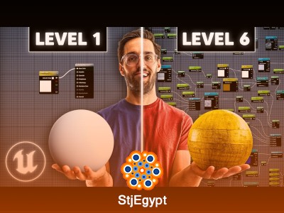 Unreal Engine Materials in 6 Levels of Complexity