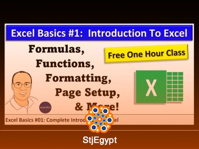 Microsoft Excel 365 Basics Series – Formulas, Functions, PivotTables & Data Analysis (Complete Course)