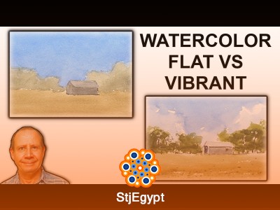 Watercolor Landscape Course – Composition, Water Control & Beginner Techniques