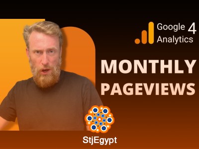 How to Check Monthly Page Views in Google Analytics 4 (GA4 for Bloggers)