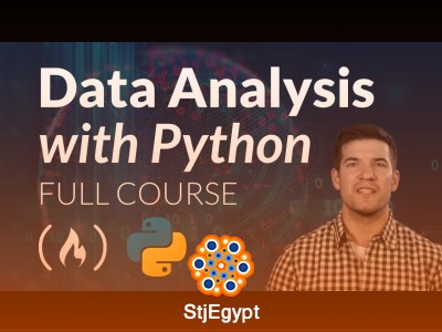Data Analysis with Python – Full Beginner Course (NumPy, Pandas, Matplotlib & Seaborn)