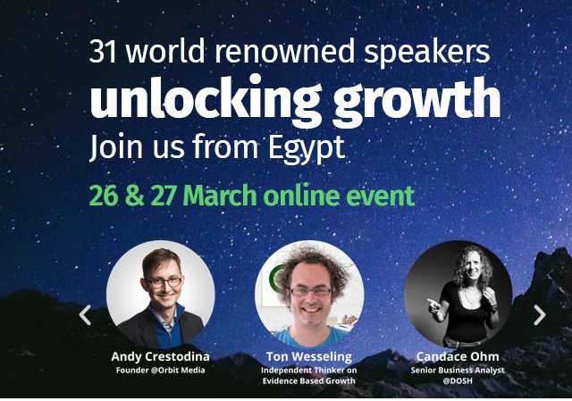 مجانا تماما حضور e-commerce growth Summit بدون أي تكلفة