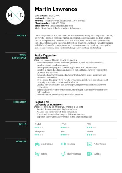 Resume AI موقع ( لكتابة السيرة الذاتية )