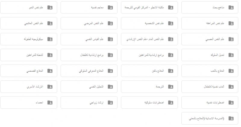 مكتبة علم النفس الشاملة: تحميل مباشر لأكثر من 500 كتاب في تخصصات علم النفس المتنوعة تحميل مباشر