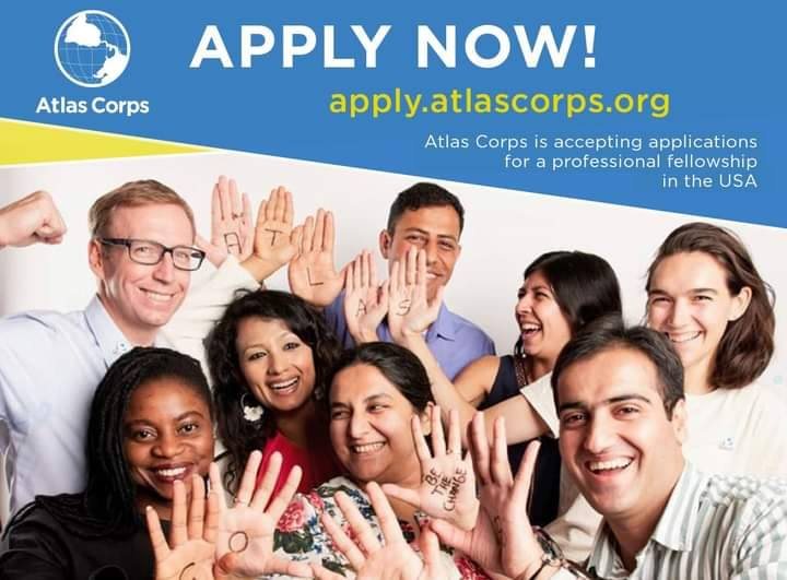 زمالة Atlas Corps  لمدة سنة كاملة في امريكا ممولة بالكامل