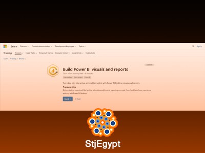 تصميم الرسوم البيانية والتقارير باستخدام Power BI