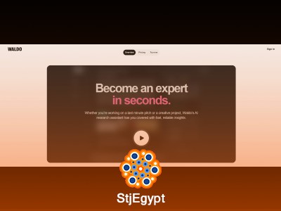 Waldo Search — أفضل مساعد ذكاء اصطناعي لأغراض البحث