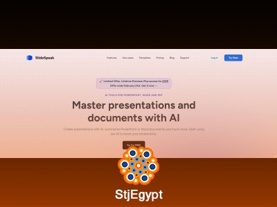 موقع SlideSpeak: توليد العروض التقديمية من النصوص بكل سهولة