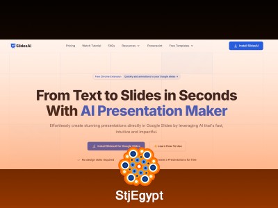 موقع SlidesAI: إضافة Google Slides لتحويل النصوص إلى عروض تقديمية باستخدام الذكاء الاصطناعي
