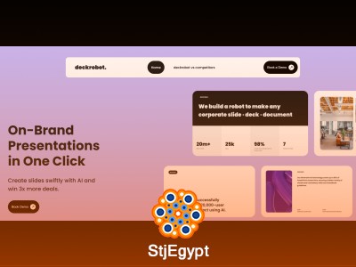 موقع DeckRobot: تحويل تصميم شرائح PowerPoint إلى عملية سريعة باستخدام الذكاء الاصطناعي