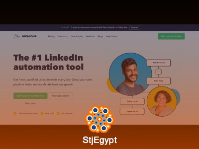 أداة Dux-Soup: أداة أتمتة فعّالة على LinkedIn لإرسال طلبات الاتصال ورسائل المتابعة المخصصة