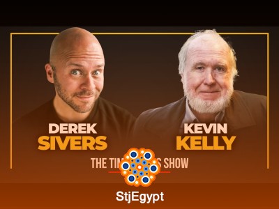 فكر بشكل مختلف: دروس غير تقليدية من ديريك سيفرز وكيفن كيلي — The Tim Ferriss Show