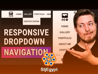 Easy Responsive Dropdown Navigation with HTML & CSS – Beginner Tutorial