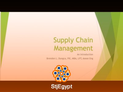 The Basics of SUPPLY CHAIN MANAGEMENT (Tagalog/English) by Engr Brendon Dungca