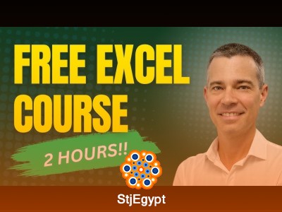 Microsoft Excel 365 Tutorial – 4-Hour Beginner Excel Training Course