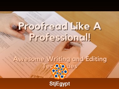 Learn Editing and Proofreading: Writing & Proofreading Techniques (Part 2)