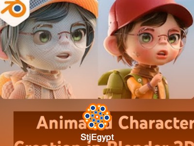 Blender 3D Character Creation Course – Complete Modeling, UV & Texturing Pipeline