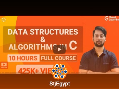 Data Structures and Algorithms in C Full Course for Beginners