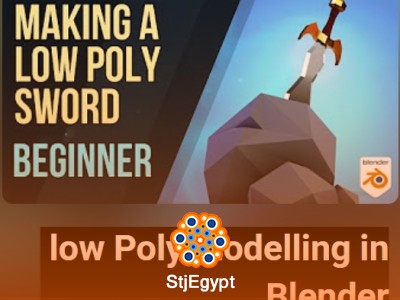 Low Poly Blender Course – Beginner 3D Modeling Tutorial (Weapons, Trees, Characters)