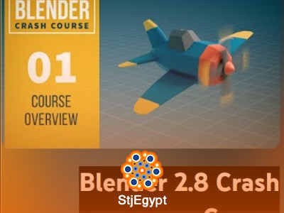 Blender 2.8 Crash Course – Complete Beginner 3D Modeling & Aircraft Project Tutorial