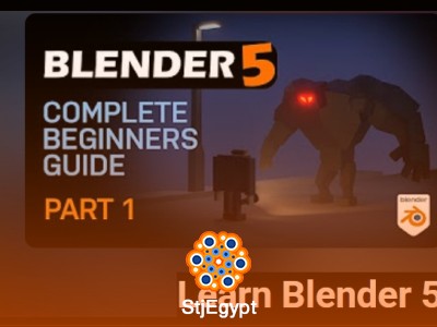 Blender 5 Beginner Course – Complete Character Modeling, Sculpting & Scene Creation Tutorial