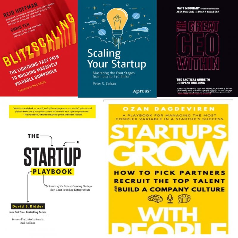 أفضل 5 كتب لأصحاب المشاريع ومدراء الشركات والشركاء المؤسسين: أدوات للنجاح في عالم الأعمال