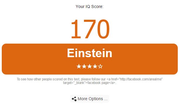 اختبر ذكائك و احصل على نتيجتك في الحال