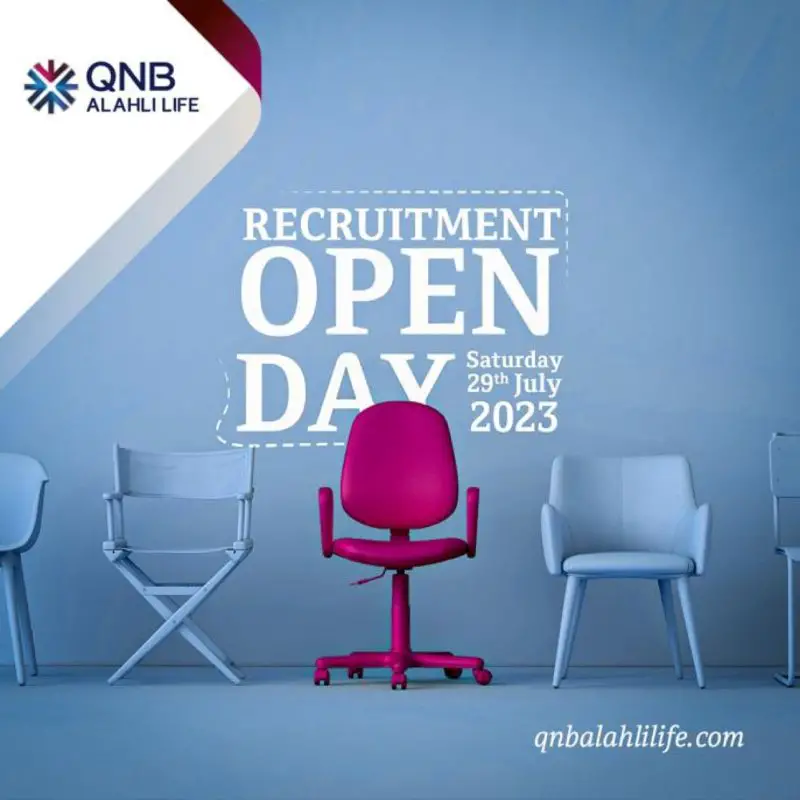 QNB Alahli Life Insurance invites you to a Recruitment Open Day - STJEGYPT