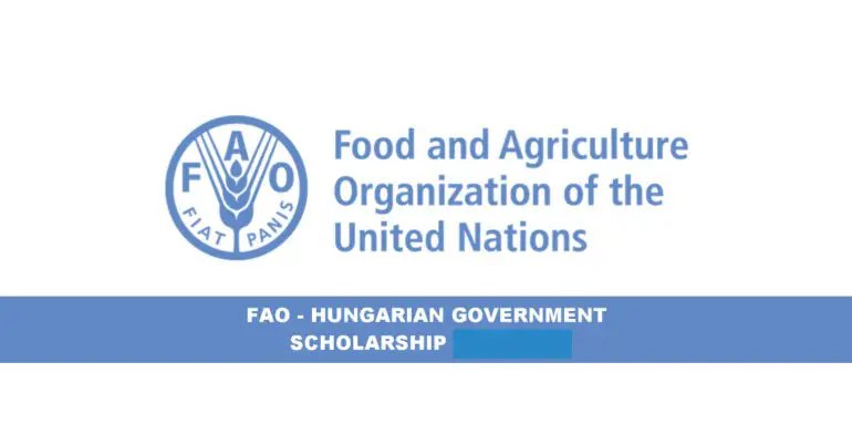 منحة لدراسة الماجستير في المجر مقدمة من منظمة الاغذية والزراعة (FAO) - STJEGYPT