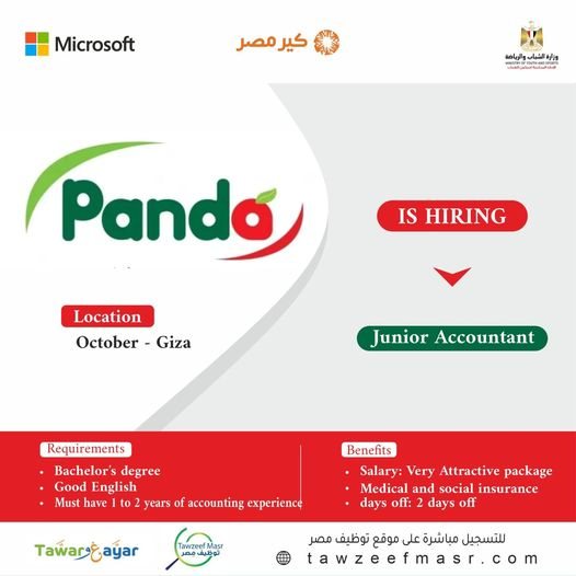 Panda - Junior Accountant - STJEGYPT