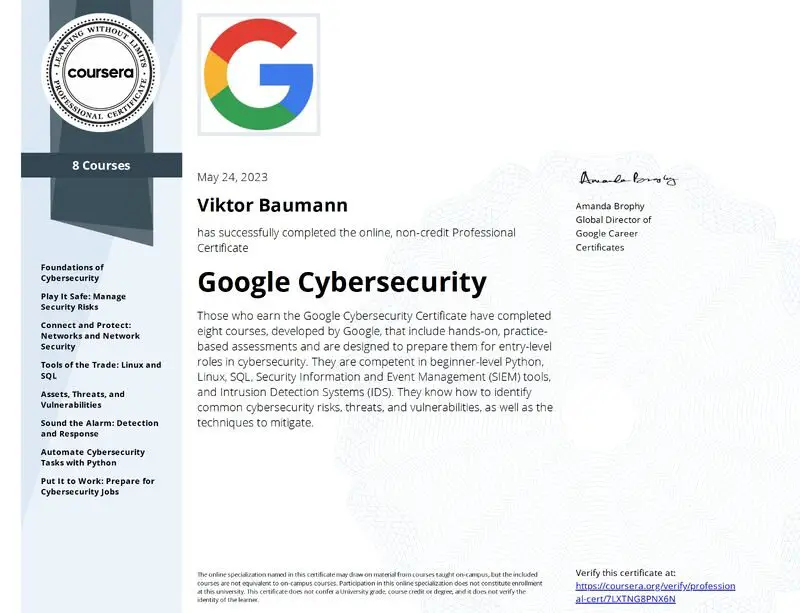 شهادات جوجل المعتمدة في الـ Cybersecurity إبدأ الآن - STJEGYPT