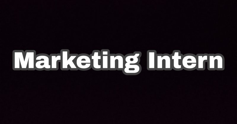 Marketing Intern - Reyada - STJEGYPT