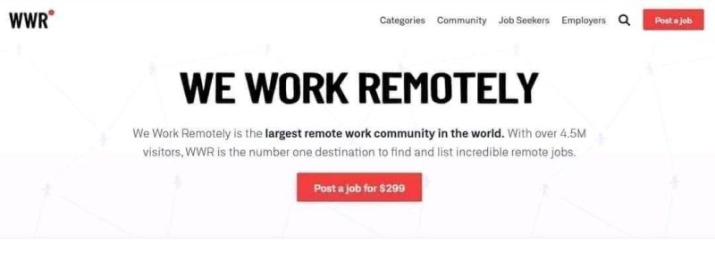 موقع We Work Remotely - STJEGYPT