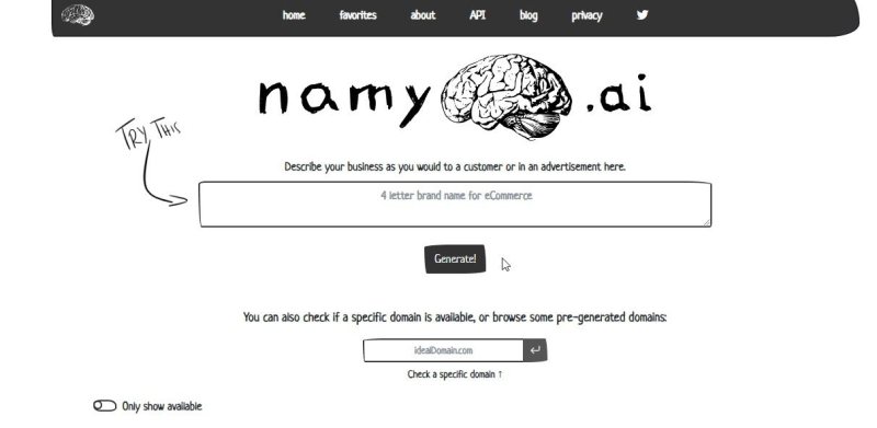 شرح موقع namy.ai والاستخدام - STJEGYPT