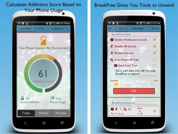 (تطبيق BreakFree  )تطبيقات تخلصك من إدمانك للهاتف الذكي - STJEGYPT