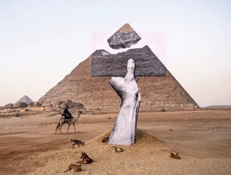 معرض الأبد هو الآن مزج الفن مع الحضارة في أهرامات الجيزة - STJEGYPT