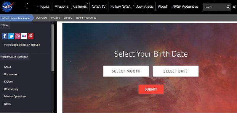 كيف كان الفضاء يوم عيد ميلادك؟ اكتشف صور الكون المذهلة مع تلسكوب هابل