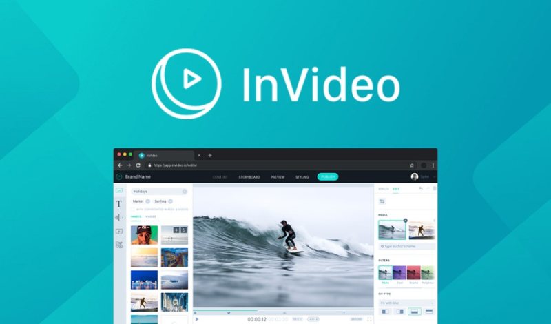 InVideo  موقع انشاء مقاطع فيديو بالذكاء الاصطناعي