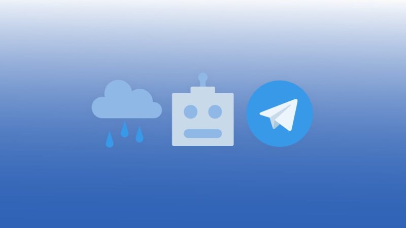بوت weatherbot (  للحصول لحالة الطقس علي تطبيق التليجرام )
